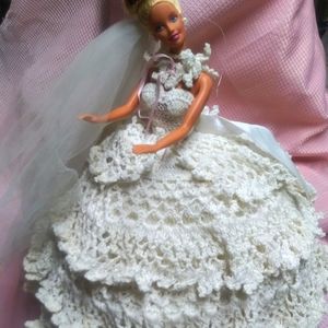 Vintage handmade bride Barbie
